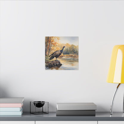 Matte Wall Canvas - Wild Turkey - The Great Outdoors Collection