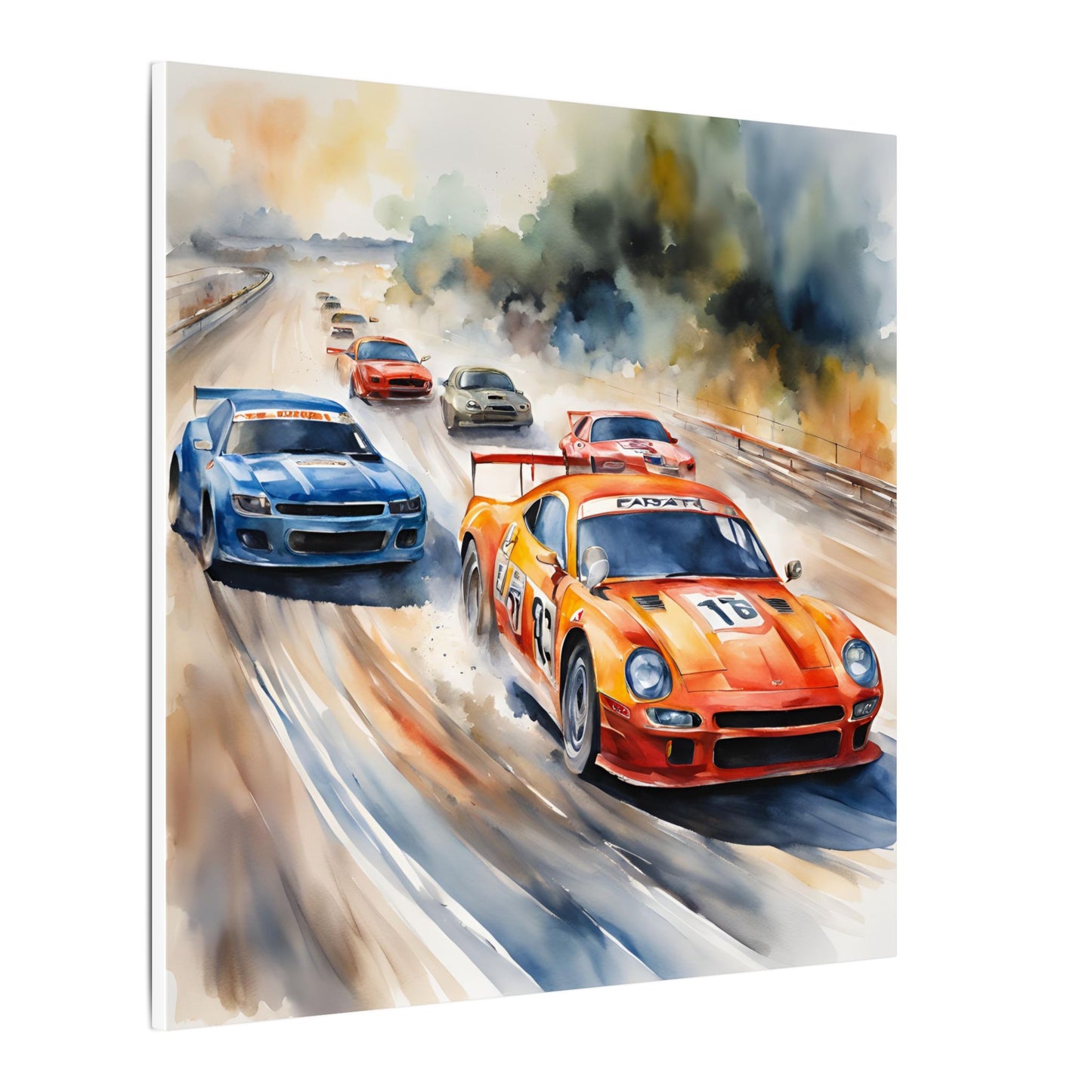 Matte Wall Canvas - Race Day - Wheels & Wings Collection