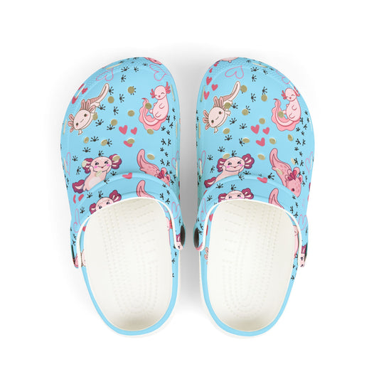 Kid's Foam Clogs - Axolotl - Arctic Blue