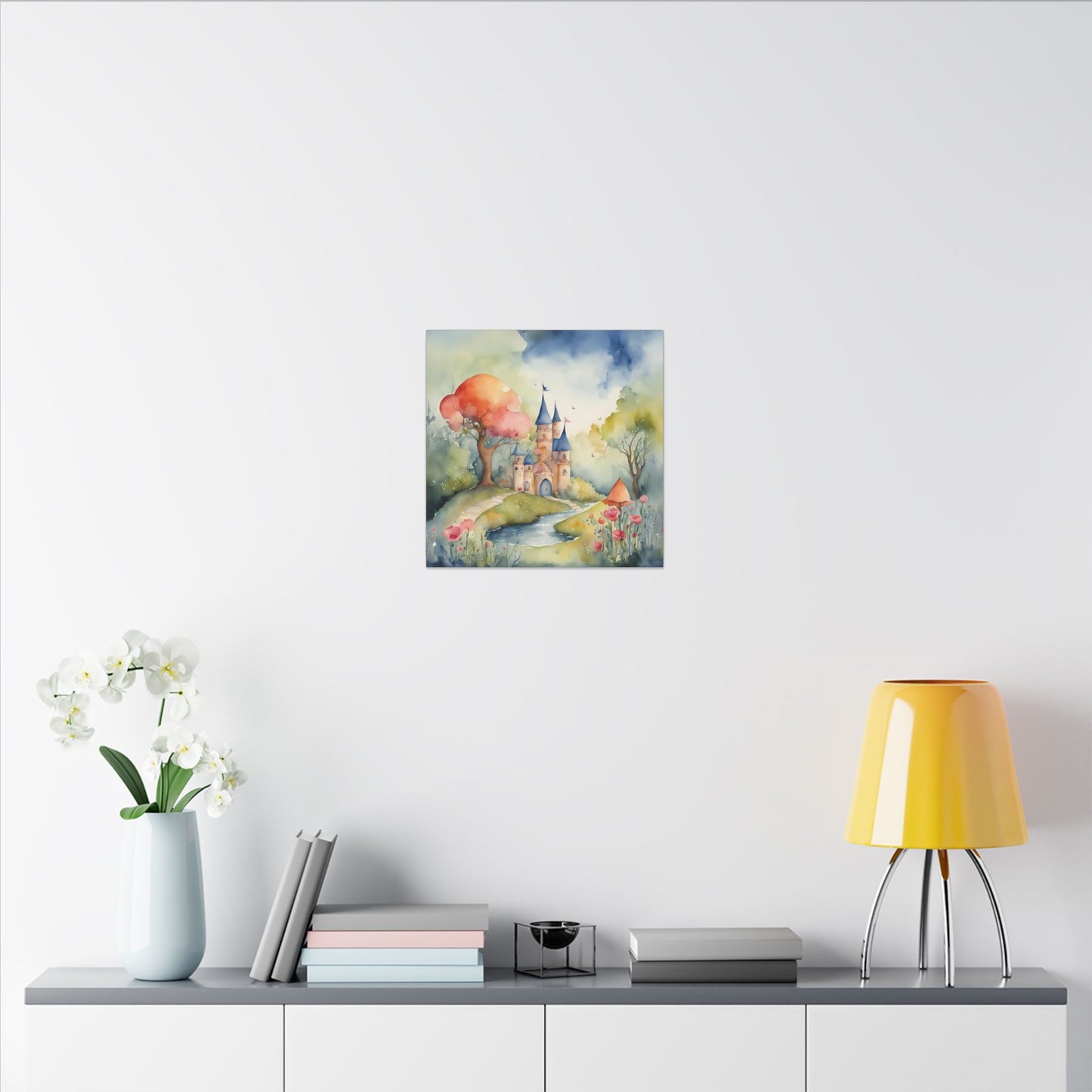 Matte Wall Canvas - Castlescape - Storybook Dreams Collection