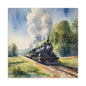 Matte Wall Canvas - Train has left the Station - Wheels & Wings Collection