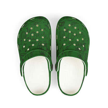 Kid's Foam Clogs - Drums - Forest