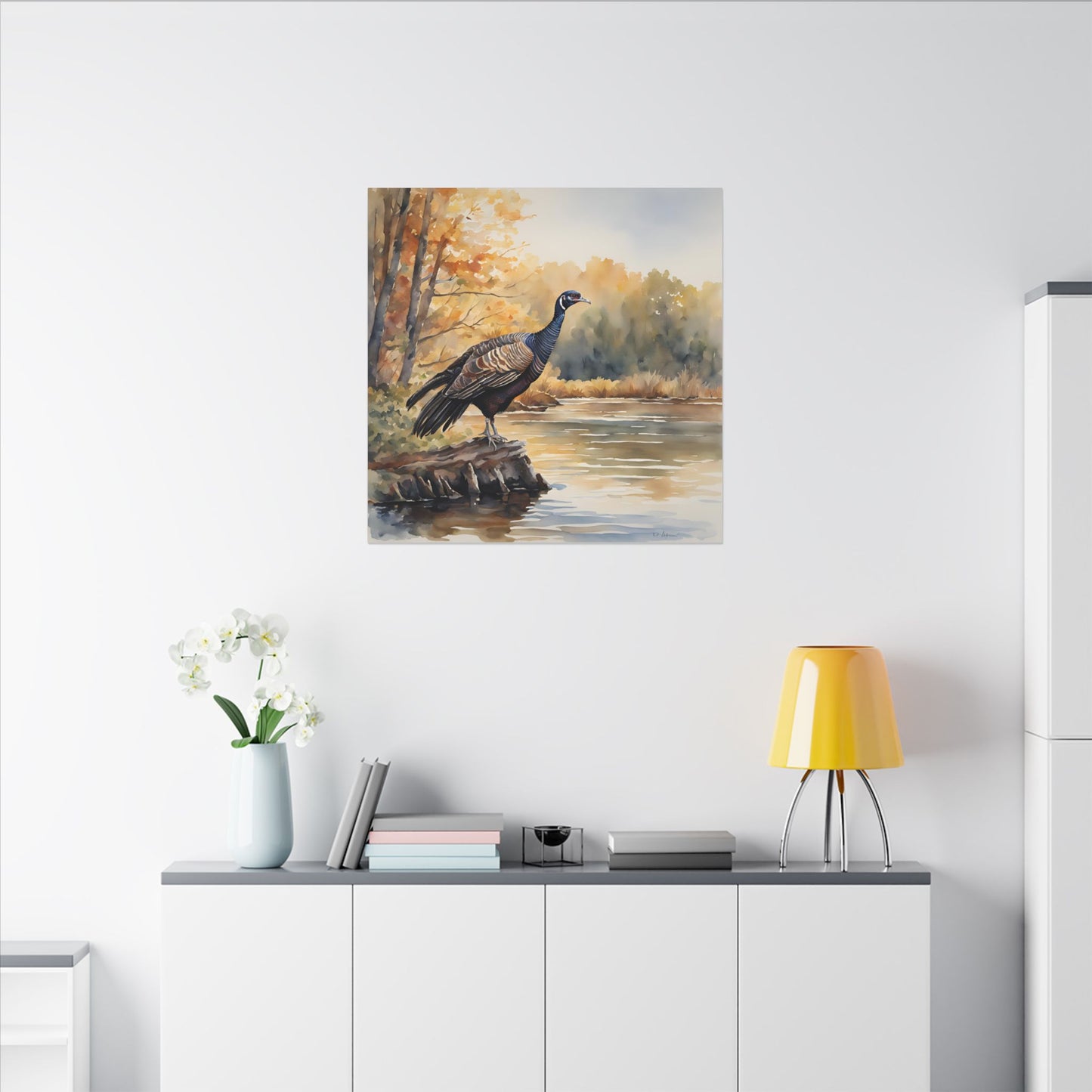 Matte Wall Canvas - Wild Turkey - The Great Outdoors Collection