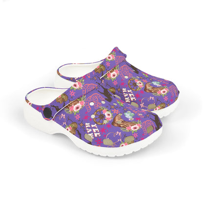 Kid's Foam Clogs - Cowgirl - Periwinkle