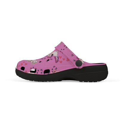 Kid's Foam Clogs - Axolotl - Bubblegum