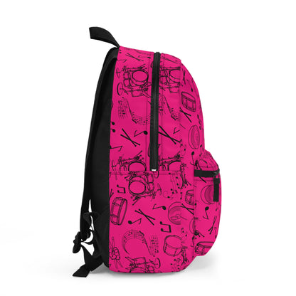 Backpack - Drums - Hot Pink