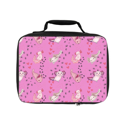 Lunch Bag - Axolotl - Bubblegum