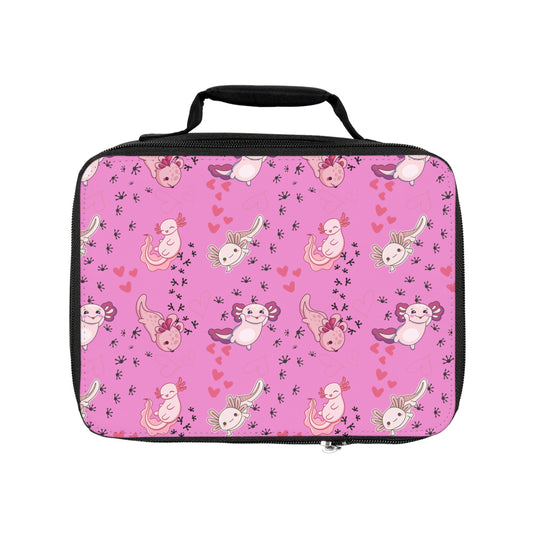 Lunch Bag - Axolotl - Bubblegum