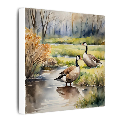 Matte Wall Canvas - Geese - The Great Outdoors Collection