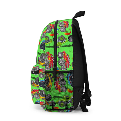 Backpack - Monster Truck - Screamin' Green
