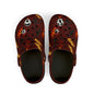 Kid's Foam Clogs - Soccer - Maroon