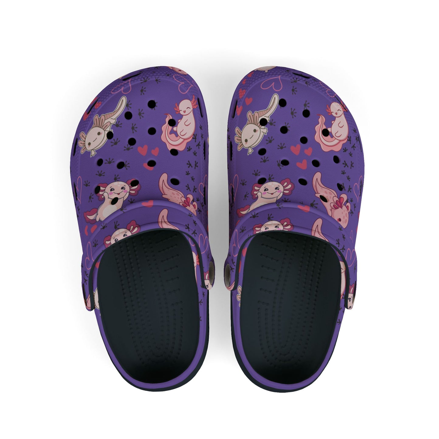 Kid's Foam Clogs - Axolotl - Periwinkle