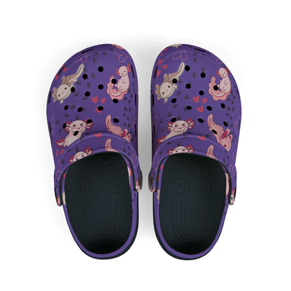 Kid's Foam Clogs - Axolotl - Periwinkle