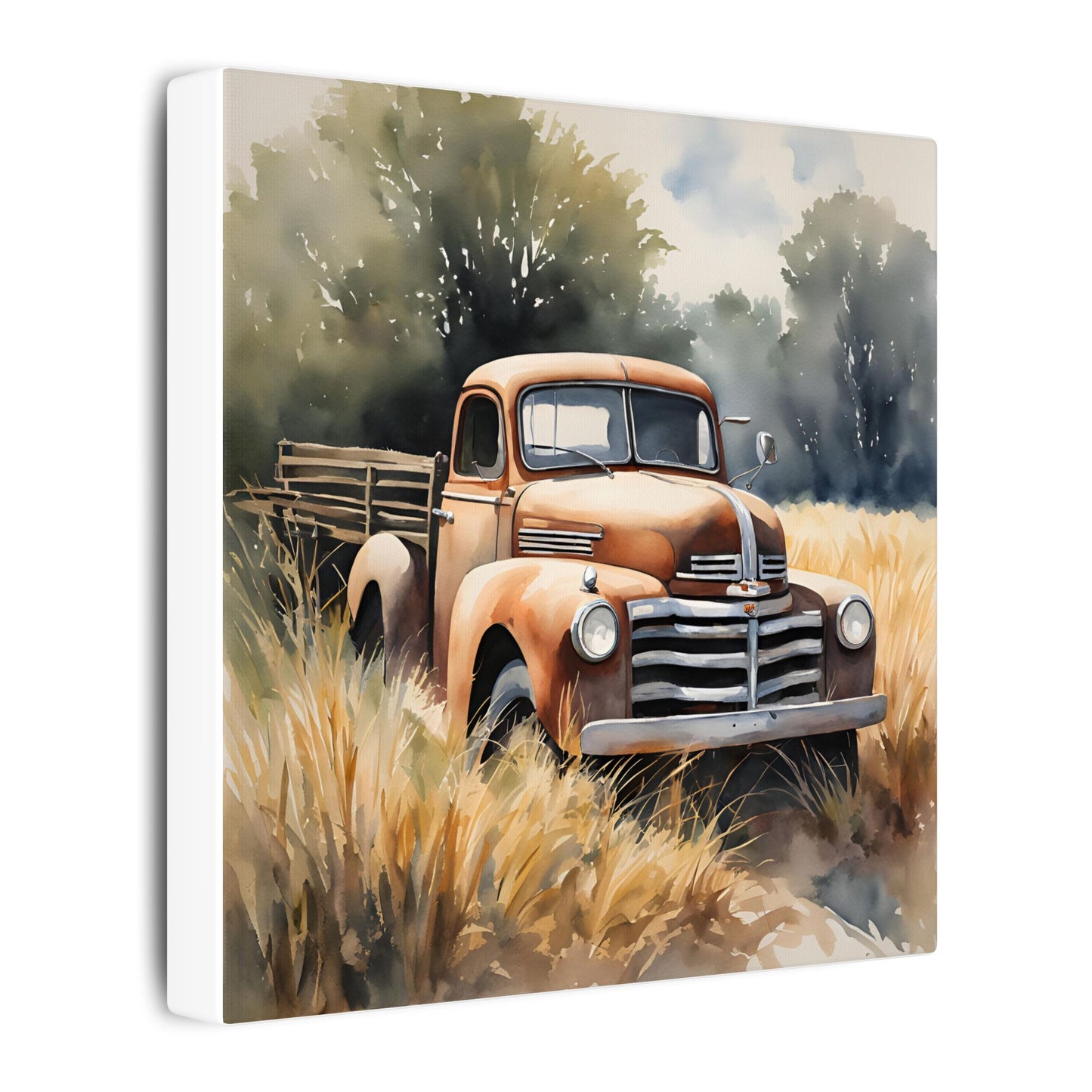 Matte Wall Canvas - Good Old Truck - Wheels & Wings Collection