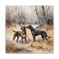 Matte Wall Canvas - Hounds - The Great Outdoors Collection