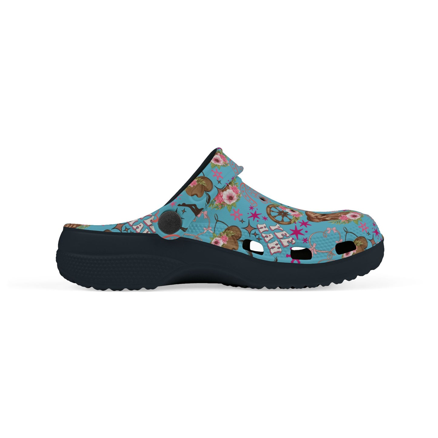 Kid's Foam Clogs - Cowgirl - Light Blue