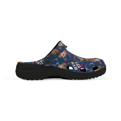 Kid's Foam Clogs - Cowgirl - Denim