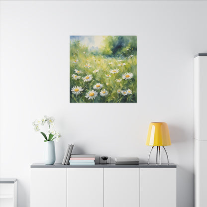 Matte Wall Canvas - Daisy - Bloom and Grow Collection