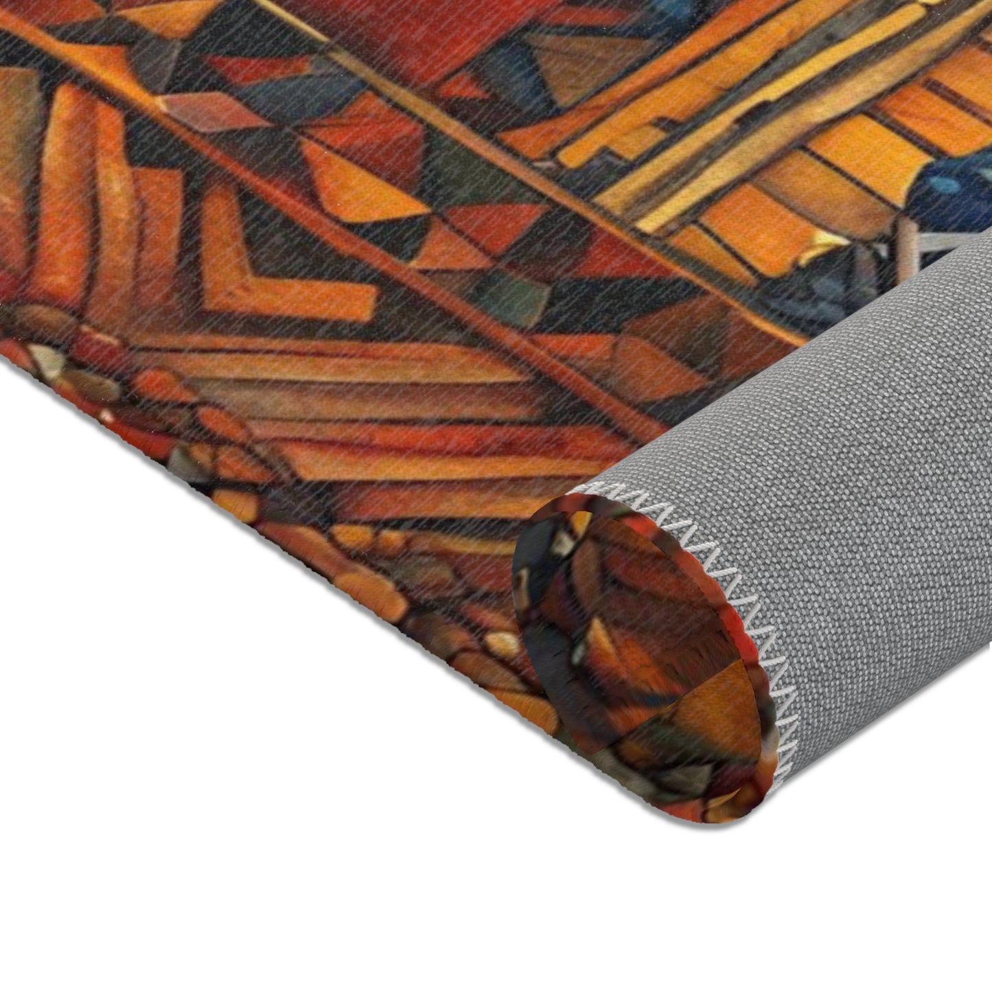 Area Rug - Geometric A - African Safari Collection