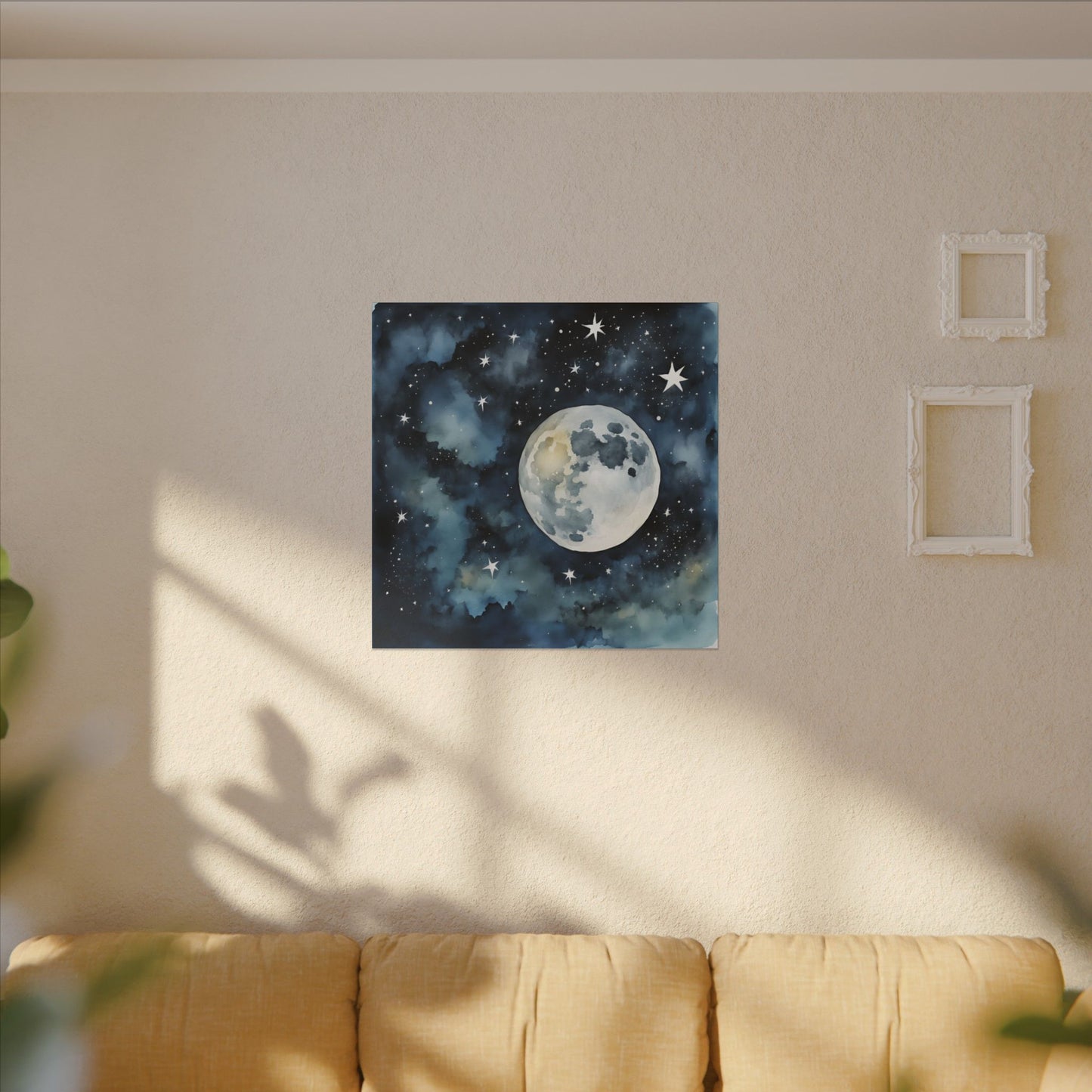 Matte Wall Canvas - Moon - Beyond the Stars Collection