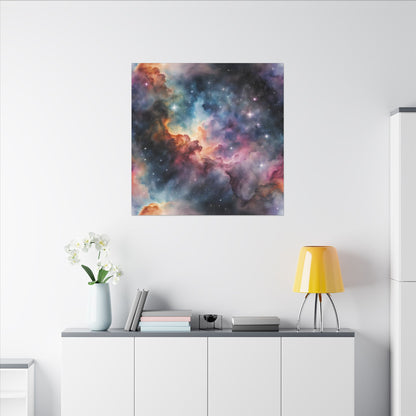 Matte Wall Canvas - Nebula Galaxy Two - Beyond the Stars Collection