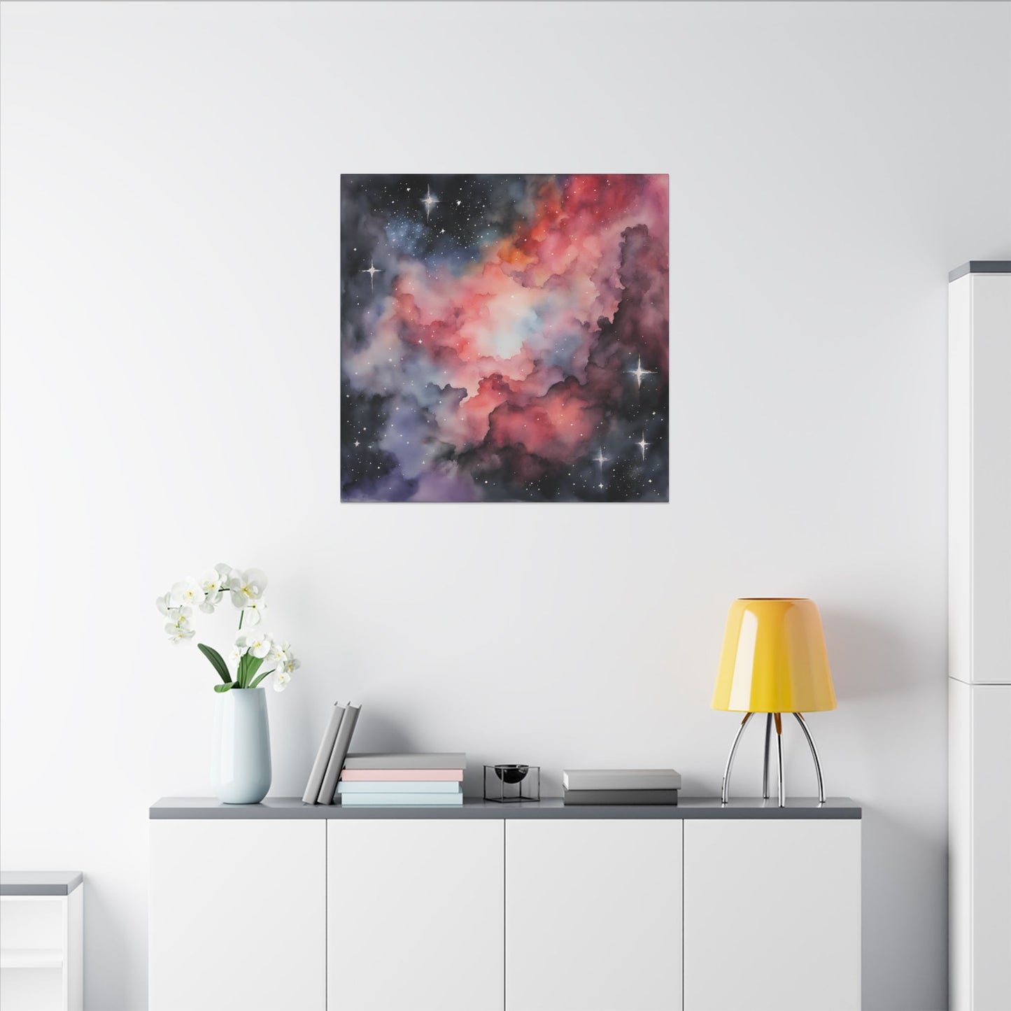 Matte Wall Canvas - Nebula Galaxy One - Beyond the Stars Collection
