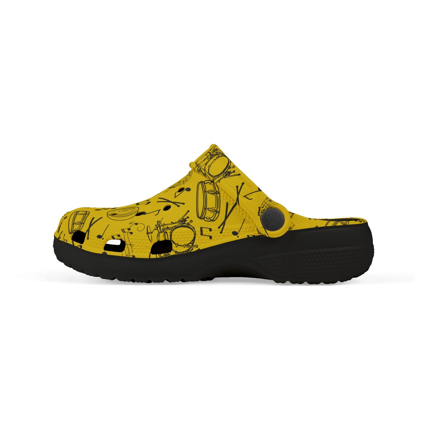 Kid's Foam Clogs - Drums - Gold