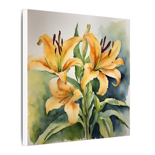 Matte Wall Canvas - Calla Lily - Bloom and Grow Collection