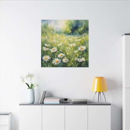 Matte Wall Canvas - Daisy - Bloom and Grow Collection