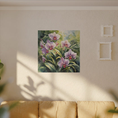 Matte Wall Canvas - Orchid - Bloom and Grow Collection