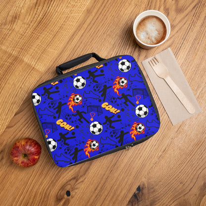 Lunch Bag - Soccer - True Blue