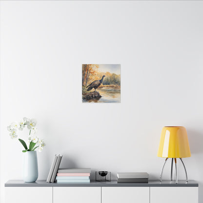Matte Wall Canvas - Wild Turkey - The Great Outdoors Collection