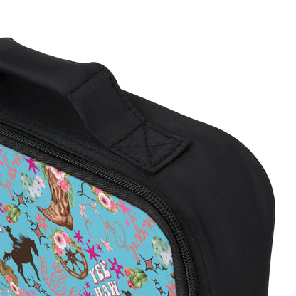 Lunch Bag - Cowgirl - Light Blue