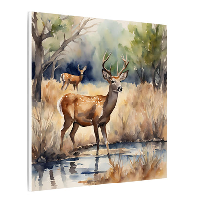 Matte Wall Canvas - Deer - The Great Outdoors Collection