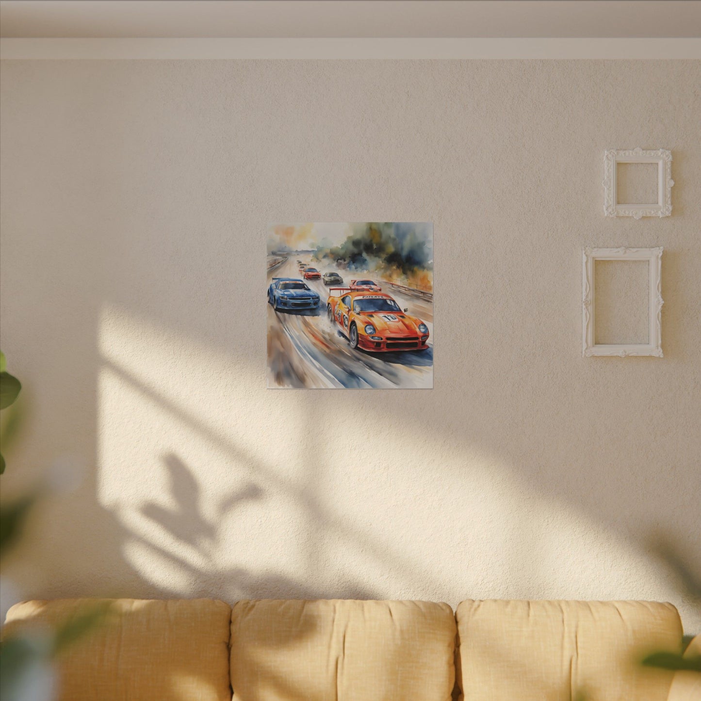 Matte Wall Canvas - Race Day - Wheels & Wings Collection