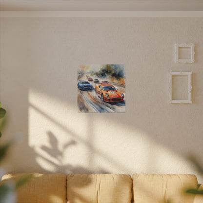 Matte Wall Canvas - Race Day - Wheels & Wings Collection