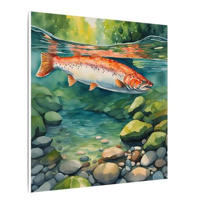 Matte Wall Canvas - Salmon - The Great Outdoors Collection