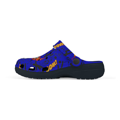 Kid's Foam Clogs - Soccer - True Blue