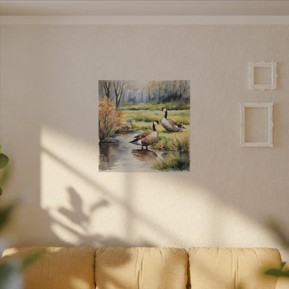 Matte Wall Canvas - Geese - The Great Outdoors Collection