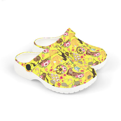 Kid's Foam Clogs - Cowgirl - Butter