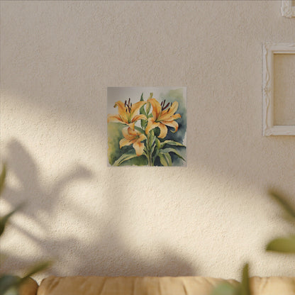 Matte Wall Canvas - Calla Lily - Bloom and Grow Collection