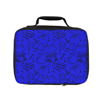 Lunch Bag - Drums - True Blue