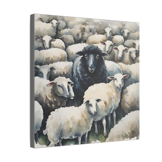 Matte Wall Canvas - Bah Bah Black Sheep - Nursery Rhymes Collection