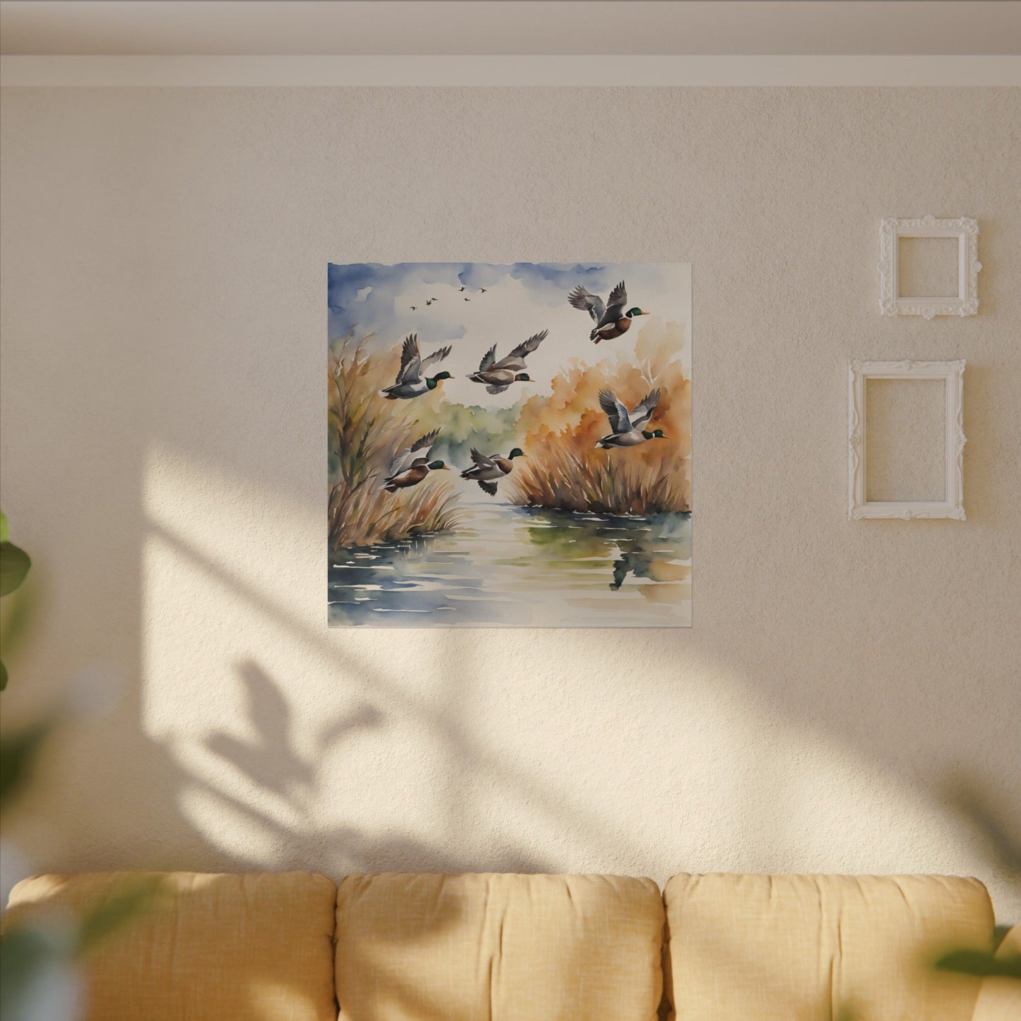 Matte Wall Canvas - Ducks - The Great Outdoors Collection