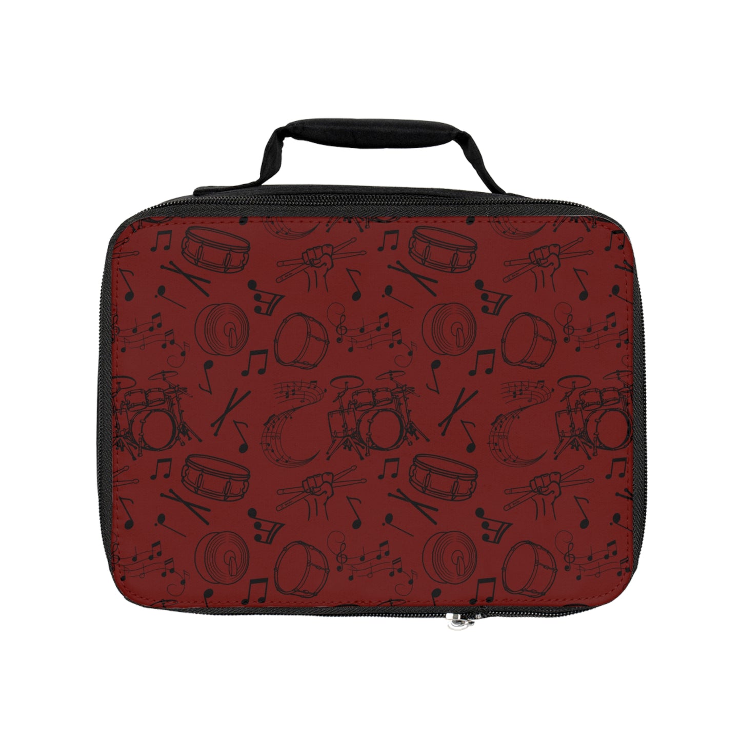 Lunch Bag - Drums - Maroon
