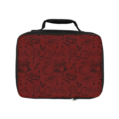 Lunch Bag - Drums - Maroon