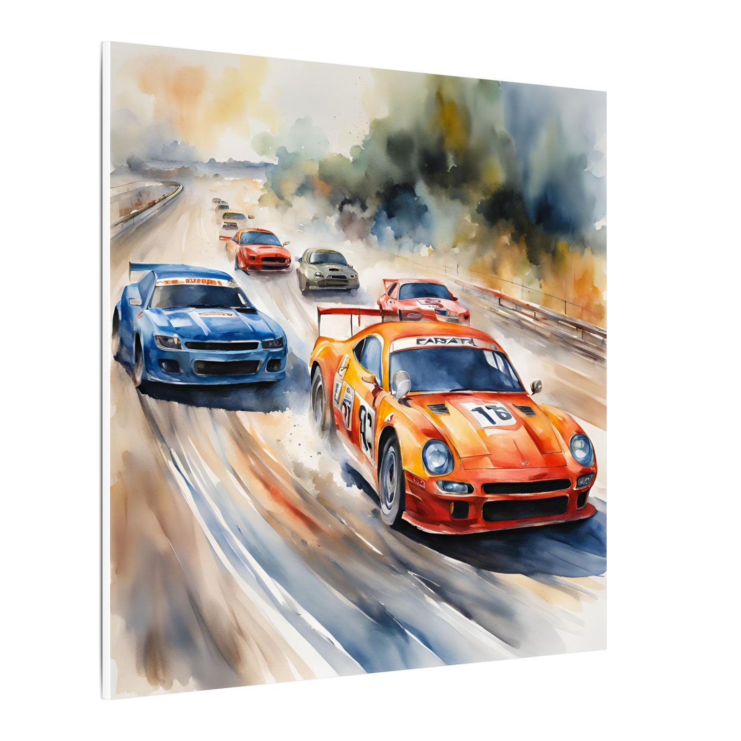 Matte Wall Canvas - Race Day - Wheels & Wings Collection