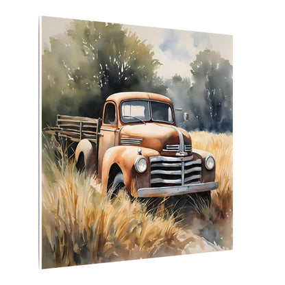Matte Wall Canvas - Good Old Truck - Wheels & Wings Collection