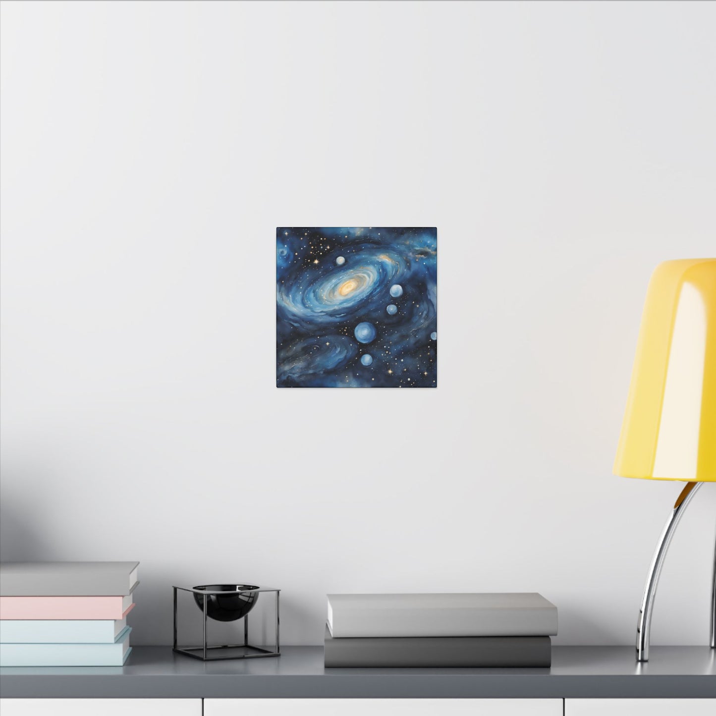 Matte Wall Canvas - Blue Galaxy - Beyond the Stars Collection