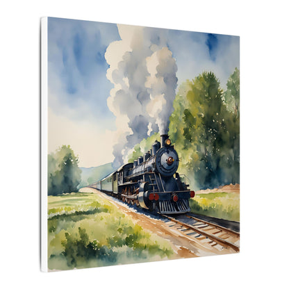 Matte Wall Canvas - Train has left the Station - Wheels & Wings Collection